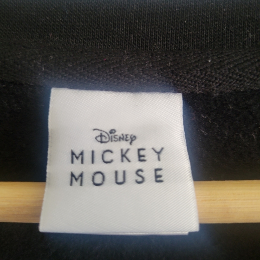 DISNEY Mickey Mouse Sequin Graphic Colorblock Sweatshirt Womens Size 2X - Picture 3 of 8
